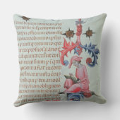 筆記者か記録者の多分自画像の クッション (裏面)