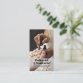 筆頭写真QRコード名刺 名刺 (スタンド正面)