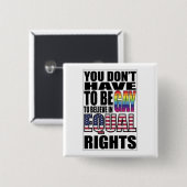 等しい権利 缶バッジ (正面&裏面)