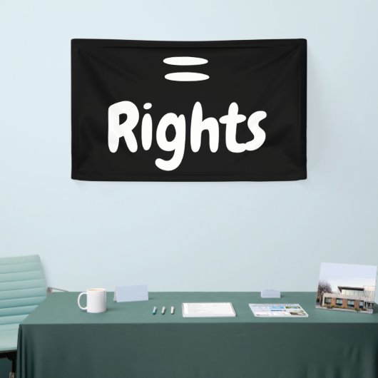 =（等しい）権限 横断幕 (トレードショー)