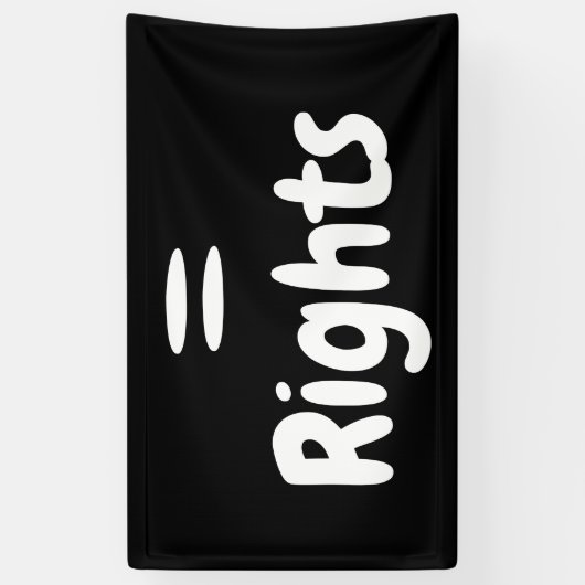 =（等しい）権限 横断幕 (縦)