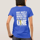 等のレベル3 -有名なアスリートを育てて下さい Tシャツ (裏面)