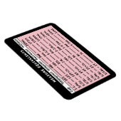 等価測定ピンク冷蔵庫磁石 マグネット (右側)