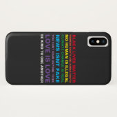 等価黒人生命物質プライドiphone xケース Case-Mate iPhoneケース (裏面(横))