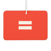 等値旗 カーエアーフレッシュナー (正面)