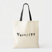 等値記号 トートバッグ (正面)