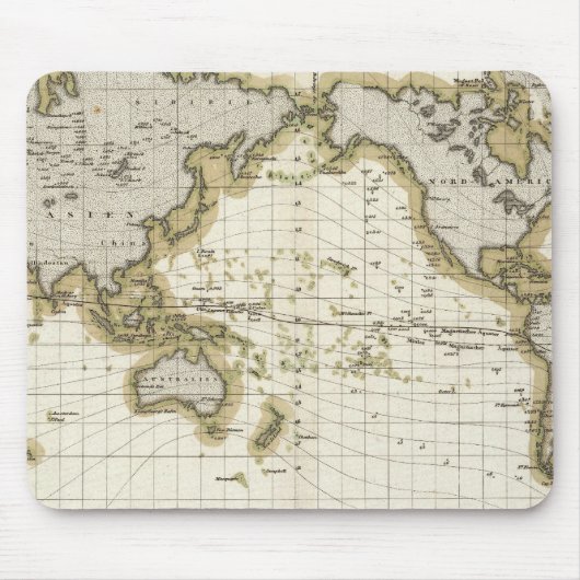 等動線の表示 マウスパッド (正面)