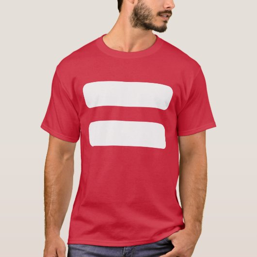 等号アイコン Tシャツ (正面)
