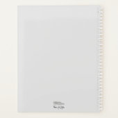 等式カラフル幾何学デザイントカゲ プランナー手帳 (裏面)