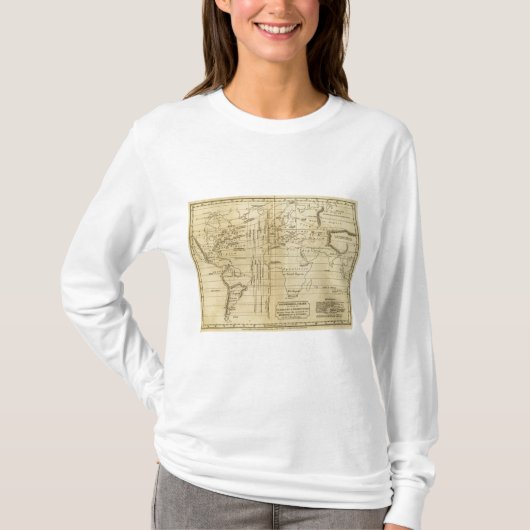 等温の図表 Tシャツ (正面)