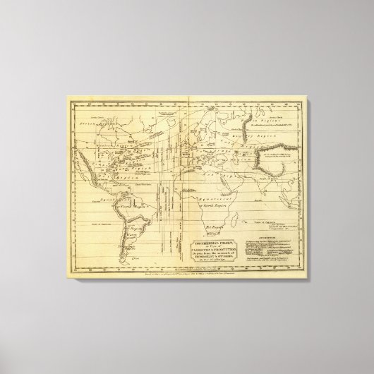 等温図 キャンバスプリント (正面)