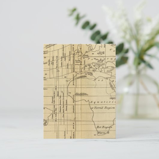 等温図 ポストカード (スタンド正面)