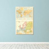 等温風宗教ヨーロッパ キャンバスプリント (インサイチュ (ウッドフロア))