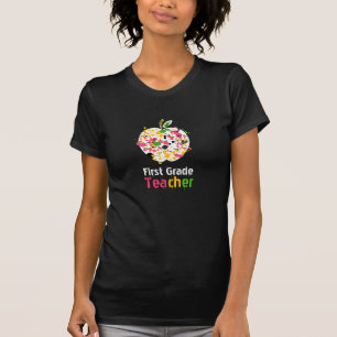 等級の先生のペンキの(ばちゃばちゃ)跳ねるのAppleの第1 Tシャツ