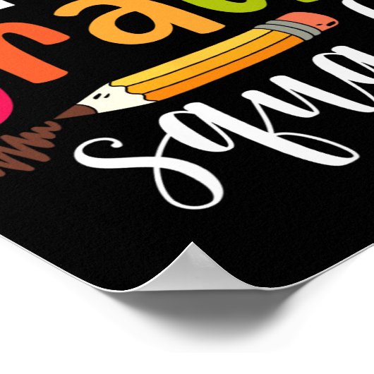 等級スクワッドおもしろい新学期第2等級先生 ポスター (角)