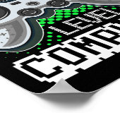 等級レベル完了ゲーマー5等級の卒業Gi ポスター (角)