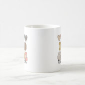 等級先生レトロ学校先生Wo コーヒーマグカップ (中央)