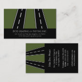 等級分けContractor大将のアスファルト舗道の舗装 名刺 (正面/裏面)