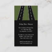 等級分けContractor大将のアスファルト舗道の舗装 名刺 (裏面)