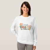 等級名レトロGroovy新学期先生 Tシャツ (正面フル)