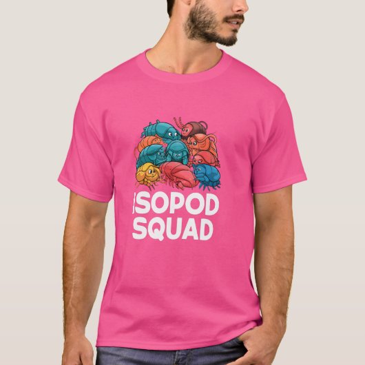 等脚分隊カラフル転位生物アイソプ Tシャツ (正面)