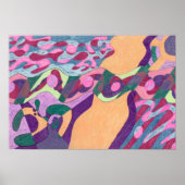 等高線， 19x13 ポスター (正面)