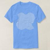 等高線 Tシャツ (デザイン正面)