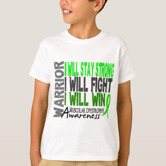 筋ジストロフィーの戦士 Tシャツ (正面)