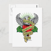 筋ジストロフィー短剣 ポストカード (正面/裏面)