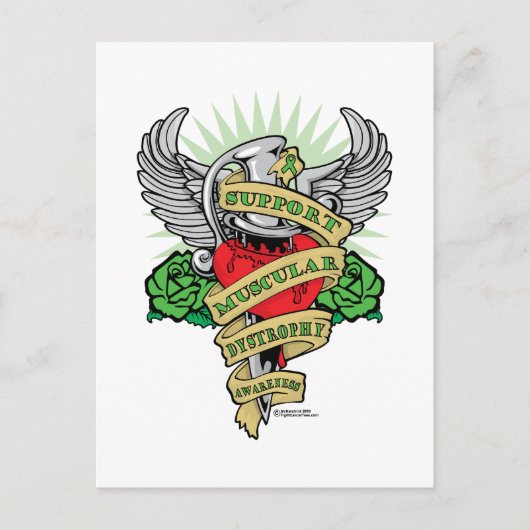 筋ジストロフィー短剣 ポストカード (正面)