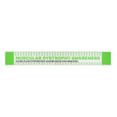 筋ジストロフィー認識度パタンリボン グログランリボン (正面)