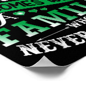 筋ジストロフィー認識度ファミリーサポートグリーン ポスター (角)