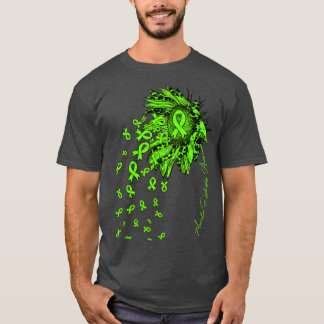 筋ジストロフィー認識度認識度ヒマワリr tシャツ
