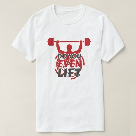 筋トレしてるの? Tシャツ (デザイン正面)