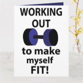 筋トレ用ウェイト ワークアウト ウェイト トレーニング カード (黄色い花)