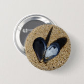 筋ハート 缶バッジ (正面&裏面)