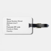 筋ポンプ(ハート)スケッチ ラゲッジタグ (裏面横)