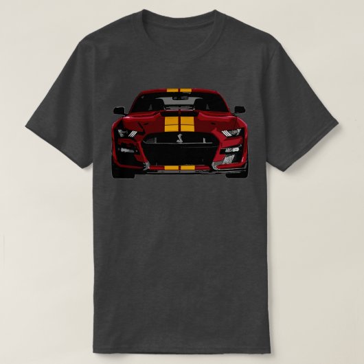 筋モダンマスタン暗赤色 Tシャツ (デザイン正面)