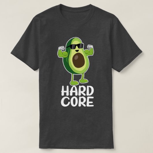 筋懸命コアアボカおもしろいドクラシックTシャツ Tシャツ (デザイン正面)