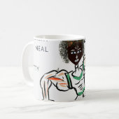 筋成長 コーヒーマグカップ (正面左)