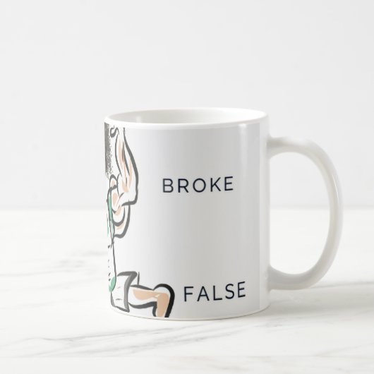 筋成長 コーヒーマグカップ (右)