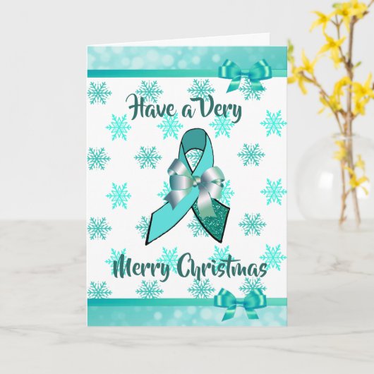 筋無力症の皆さんへ　クリスマスカード カード (黄色い花)