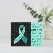 筋無力症サポーター 戦士 ポストカード (スタンド正面)