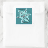 筋無力症認識度スクエアスティッカー スクエアシール (バッグ)