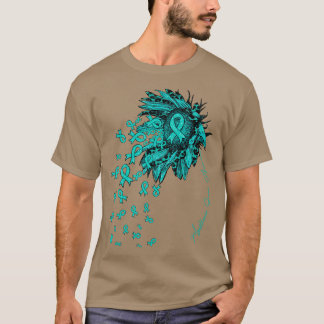 筋無力症認識度認識度サンフラワーリ Tシャツ