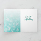 筋無力症 クリスマスカード カード (内部)