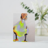 筋白熱［赤熱］光を放つ腫 ポストカード (スタンド正面)