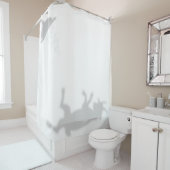 筋緊張性ヤギの影シルエットシャドウバディ シャワーカーテン (インサイチュ)