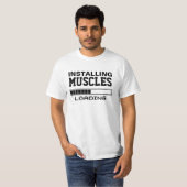 筋肉おもしろギーク Tシャツ (正面フル)