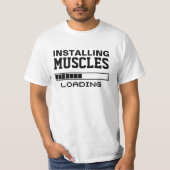 筋肉おもしろギーク Tシャツ (正面)